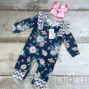 Pete + Lucy 18-24 months: "Daisy Does It" Ruffled Romper